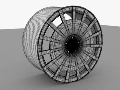 OZ Rally Racing Low-poly 3D model