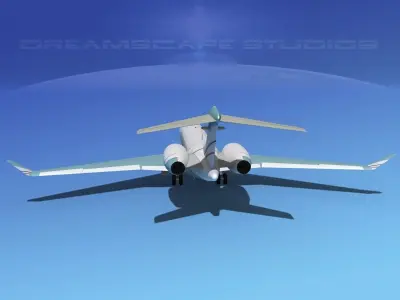 Bombardier Global 5000 V05 3D model