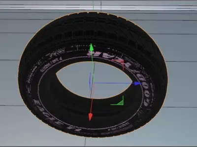GOOD YEAR TYRE MODEL  Low-poly 3D model