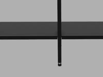 Glass shelf Free low-poly 3D model