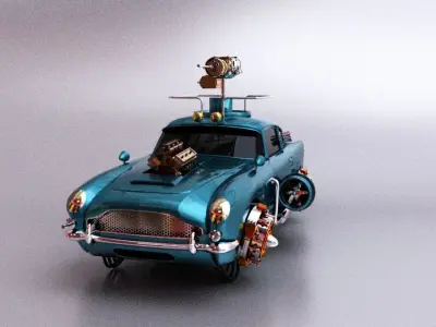 Spaceship Concept 3D model