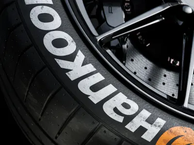 Hankook Formula E 2023 270 40 ZR18 v2 3D model