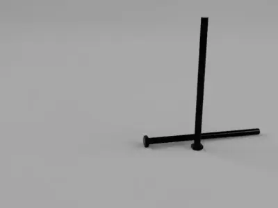 M8- 6 inch bolt length segment threaded Free 3D print model