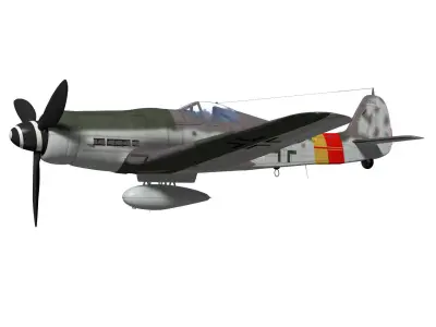 Focke Wulf Fw190 D9 3D model