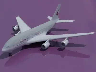 Qatar Airways Model 3D model