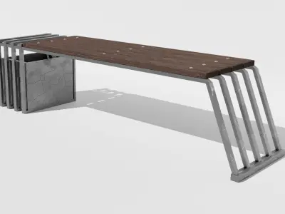 bench Free 3D model 3