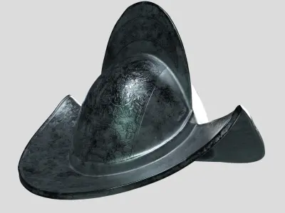 Spanish Morion Helmet 3D model