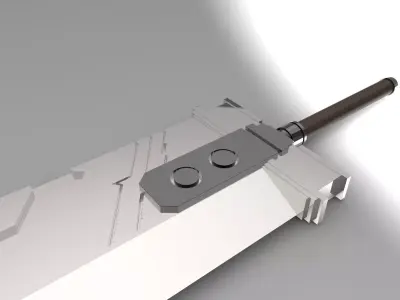 Cloud Sword Free 3D model