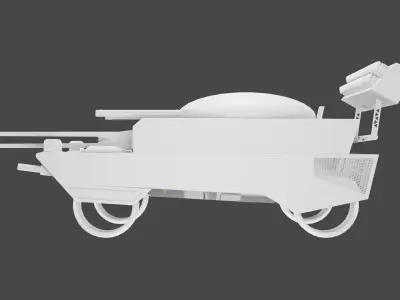 Q-Tron GB-23 Tank 3D model