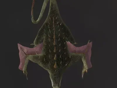 monster dragon Low-poly 3D model