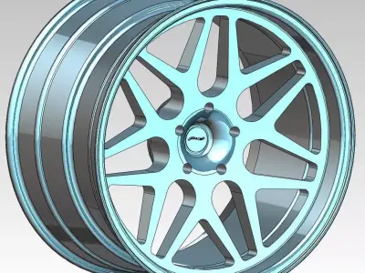 Car Wheel Free 3D model