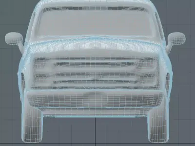 Chevrolet C10 1985 Pickup Truck  High-Quality 3D Model 3D model