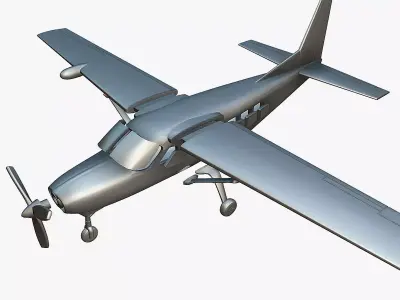 Cessna 208A Caravan - 3D Printable Model 3D print model