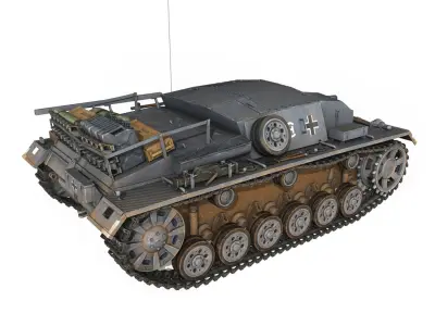 StuG III - Ausf B - Wien 3D model
