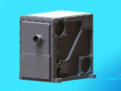 Thales TopAxyz Inertial Navigation Unit 3D model