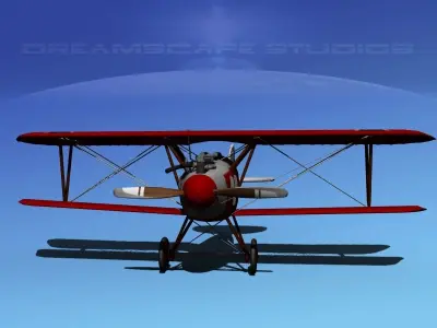 Albatross DIII Fighter 3D model