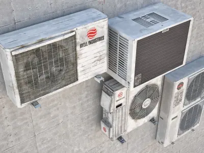 Air Conditioning Units 3D model