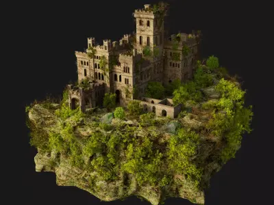 Lennox Castle Scotland 3D model