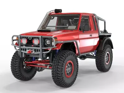 Toyota Land Cruiser S71 Rally Edition Pro Deluxe 2005 3D model