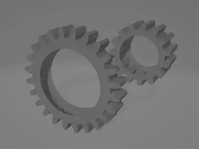 Gears two Free 3D model