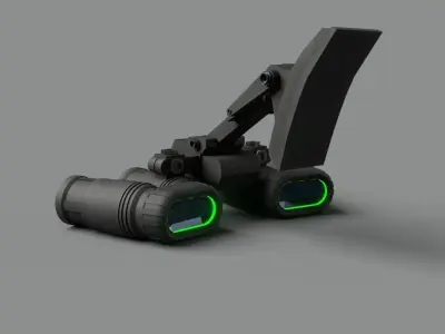 Night Vision Goggles 3d Model Low-poly 3D model