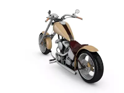 Custom Shopper extended handlebars  High Poly Resolution 3D model