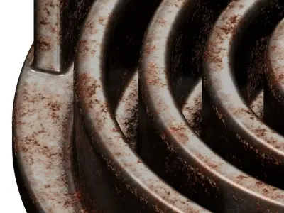 Rusty Vortex Impeller 3D model
