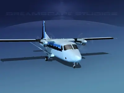 Harbin Y-12 II V07 3D model