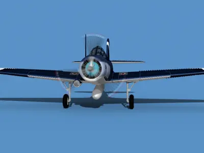Douglas TBD-1 Devestator V17 3D model