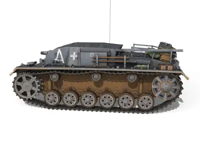 StuG III - Ausf B - StuG Abt 185 3D model