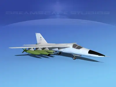 General Dynamics FB-111 Aardvark V06 3D model