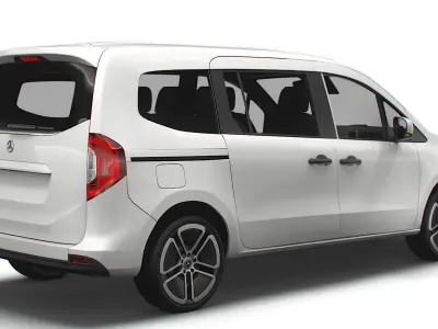 Mercedes Benz EQT LWB 2023 3D model