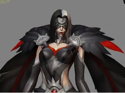 Phrasa Wings of Vengeance Low-poly 3D model
