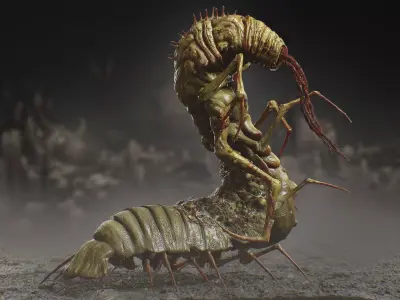 Skarnid Low-poly 3D model