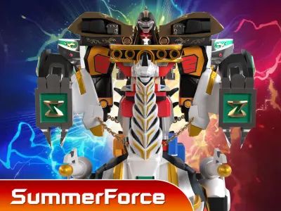 Dino Ultrazord - Power Ranger 3D model