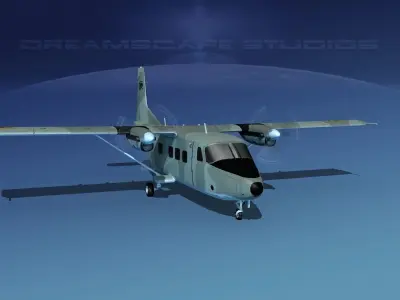 Harbin Y-12 II Military 2 3D model