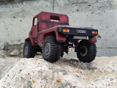 Crawler Mk23 Flatbed - 1-18 TRX4M RC body attachment 3D print model
