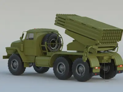 BM 21 Grad 3D model