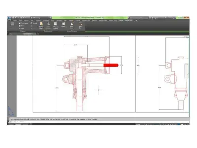 Electrical load operating elbow 3D model