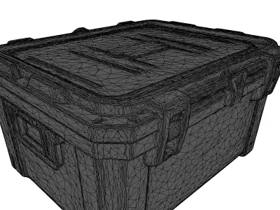 Military Storage Crate Tactical Box 3D model