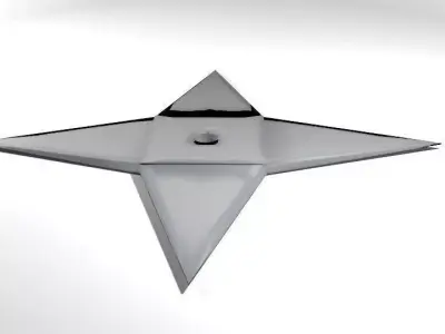 Throwing Star - Type 2 3D model