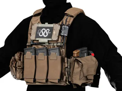 SPIRITUS SYSTEMS LV119 PLATE CARRIER Low-poly 3D model