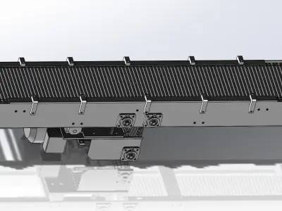 Cold rolled sheet conveyor 3D model