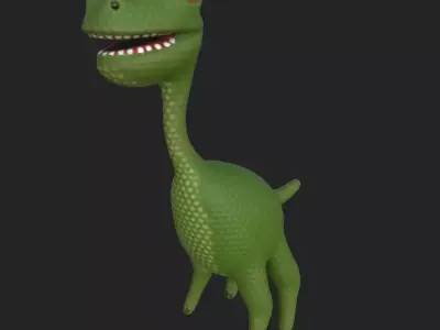 dinosaur toy 1 Free low-poly 3D model