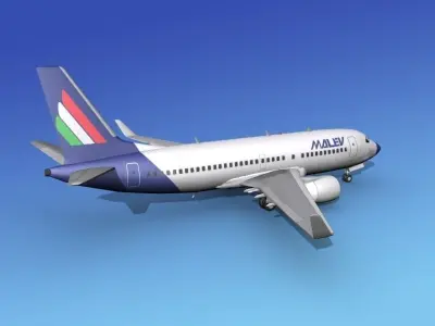 Boeing 737-700ER Malev Hungarian Airlines 3D model