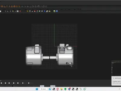 Motorcycle Handlebar Switch 3D model