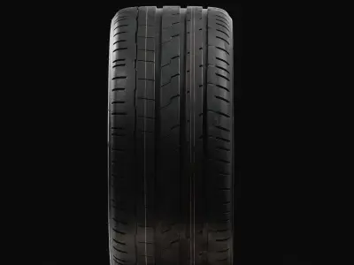 Hankook Ventus S1 EVO3 Tire Real World Details 3D model