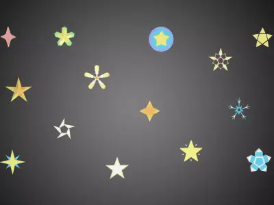Stars 3D model