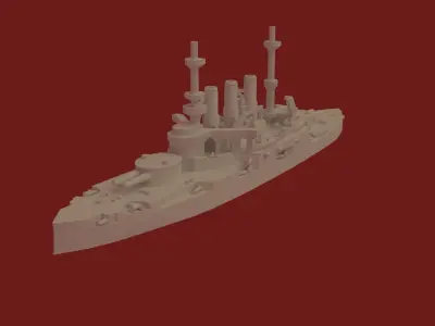 Pre-Dreadnought Potemkin-Panteleimon 3D print model