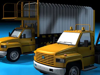 Airport loading vehicle 3D model